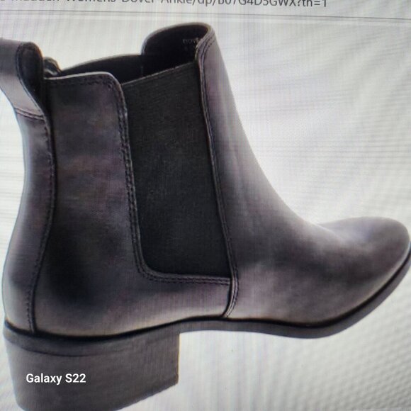 Steve Madden "Dover" Black Leather Booties. NWOT. Size 10 - Picture 9 of 9